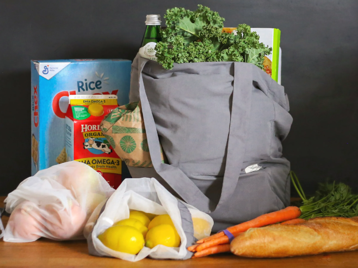 Organic Cotton Mesh Bags for Plastic Free Grocery Shopping